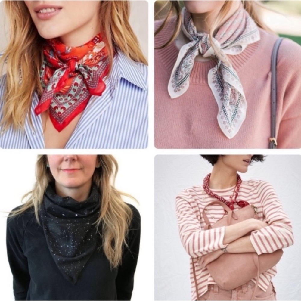 Madewell Fruit Embroidered Edge-Detail Bandana - Picture 5 of 6